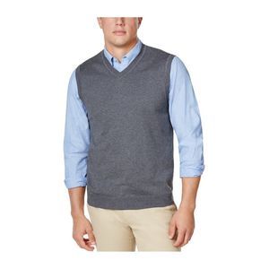 CLUBROOM Mens Gray Crew Neck Sweater XL